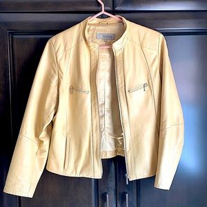 Bod&Christensen genuine leather crop jacket